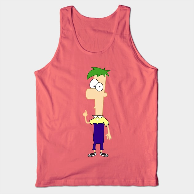 Ferb Tank Top by LuisP96